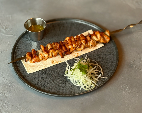 Шашлык из кальмара