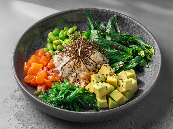 Поке с лососем